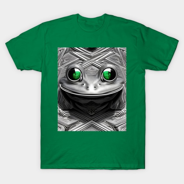 Frogger Spirit Animal (2) - Trippy Psychedelic Frog T-Shirt by TheThirdEye